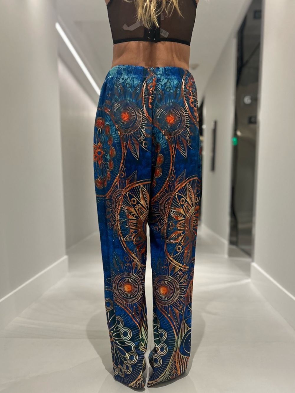 BLANCO DE IBIZA by Isabel Tavares Ethnic Bohemian Wide-Leg Pants